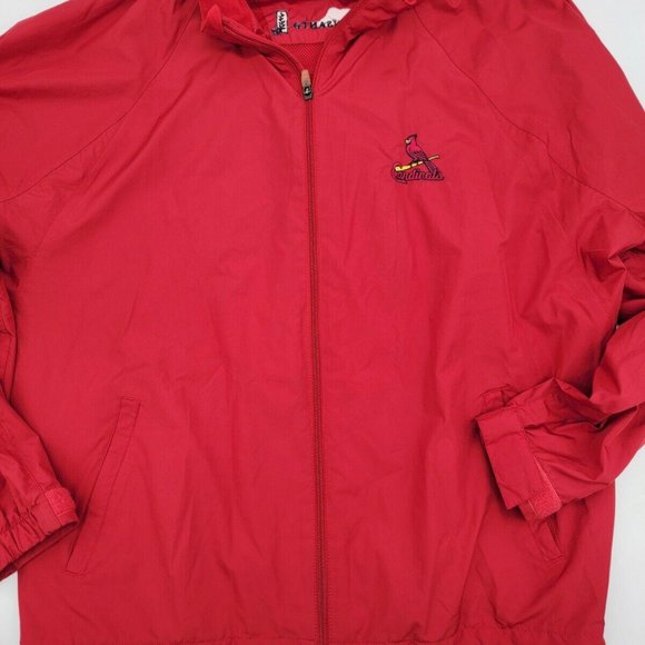 St. Louis Cardinals Men's LG MLB Full Zip Lightweight Windbreaker Vented Jacket - Picture 1 of 6